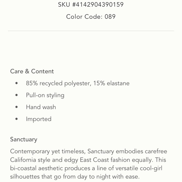 🌿|NWT| Sanctuary x Anthropologie High Leg One Piece Swimsuit - Picture 11 of 11